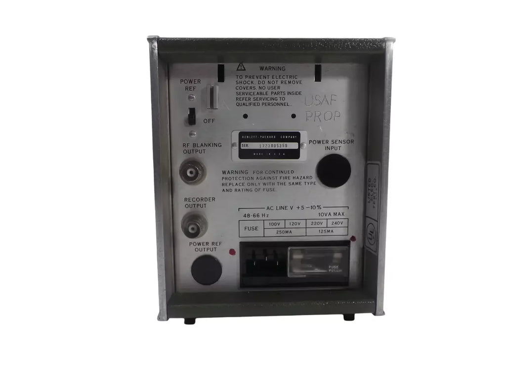 HP 435A Precision RF Power Meter by Hewlett Packard - ZYYKZ Test Equipment