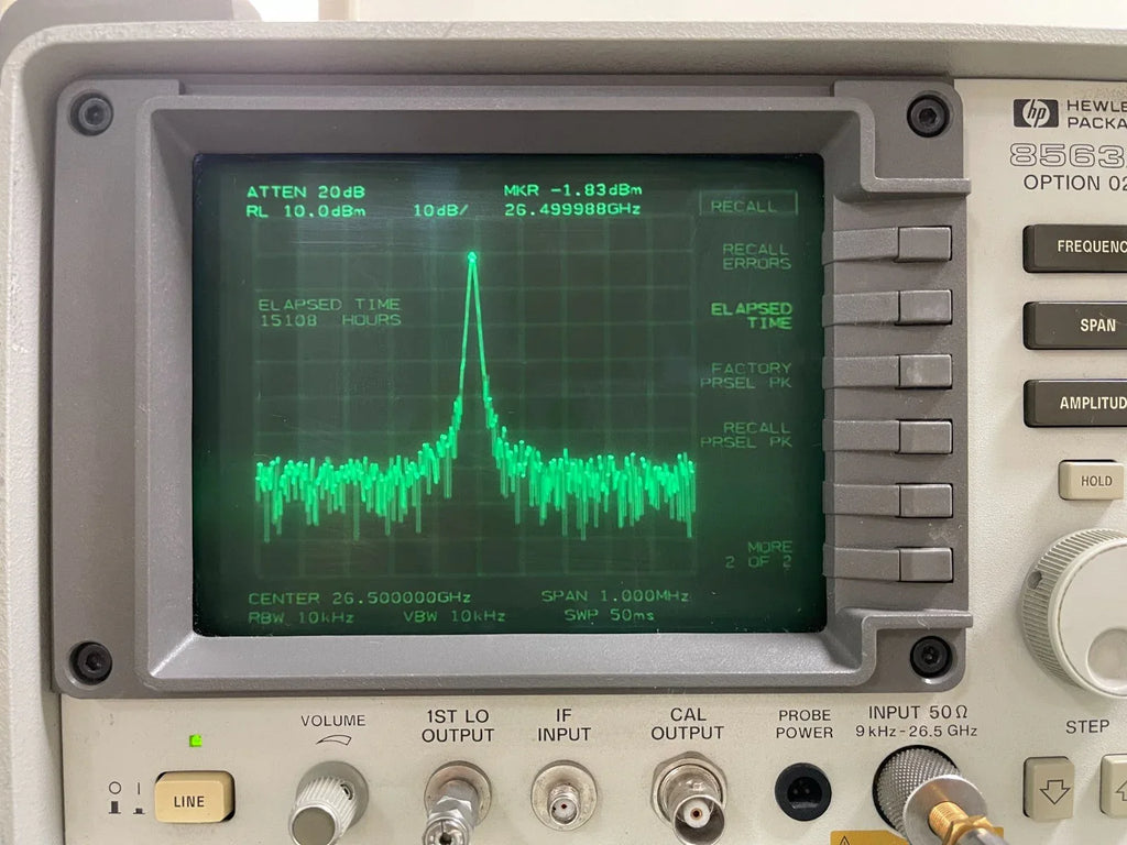 HP Agilent 8563A Spectrum Analyzer 9 kHz to 26.5 GHz - ZYYKZ Test Equipment