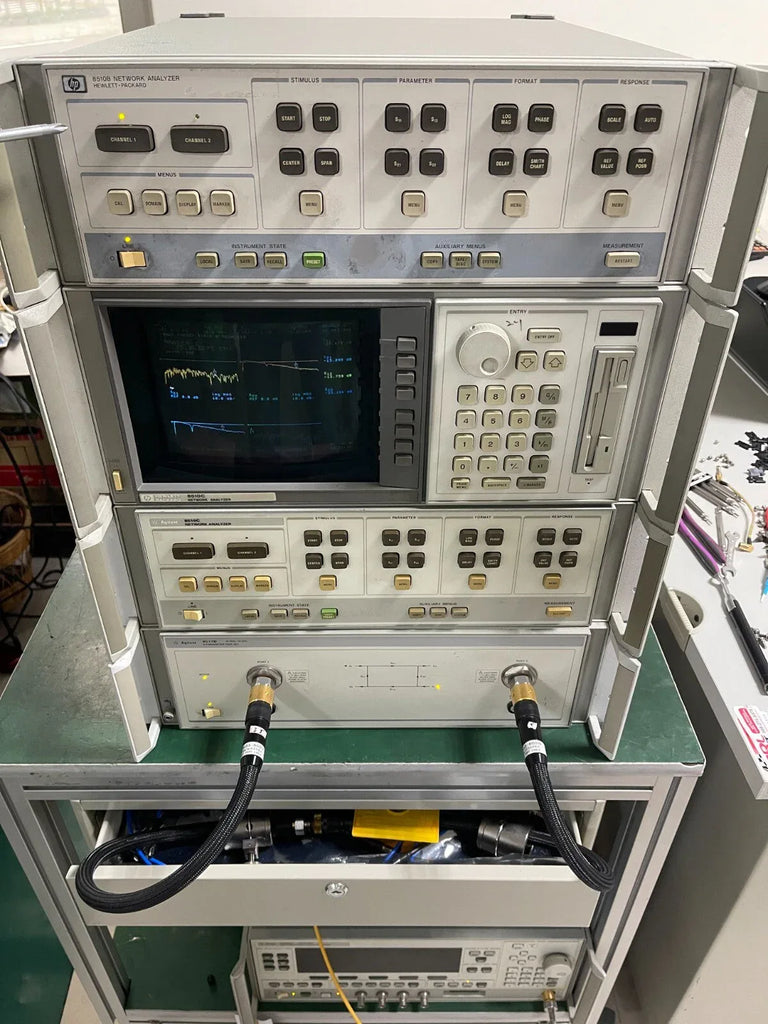 HP Agilent 8510B Network Analyzer with 85102B IF Detector - ZYYKZ Test Equipment