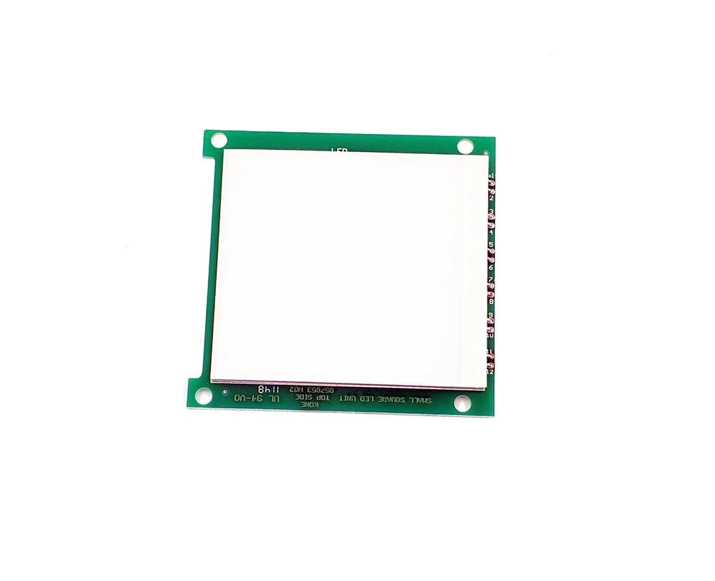 Kone Small Square LED Unit Indicator Board - Compact Status Display - ZYYKZ Test Equipment