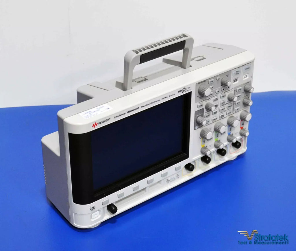 Keysight MSOX2024A Mixed Signal Oscilloscope - 200MHz, 4 Channels, 2GSa/s, NIST Calibrated