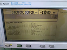 Load image into Gallery viewer, Agilent E4438C ESG Vector Signal Generator - 250 kHz to 6 GHz - ZYYKZ Test Equipment