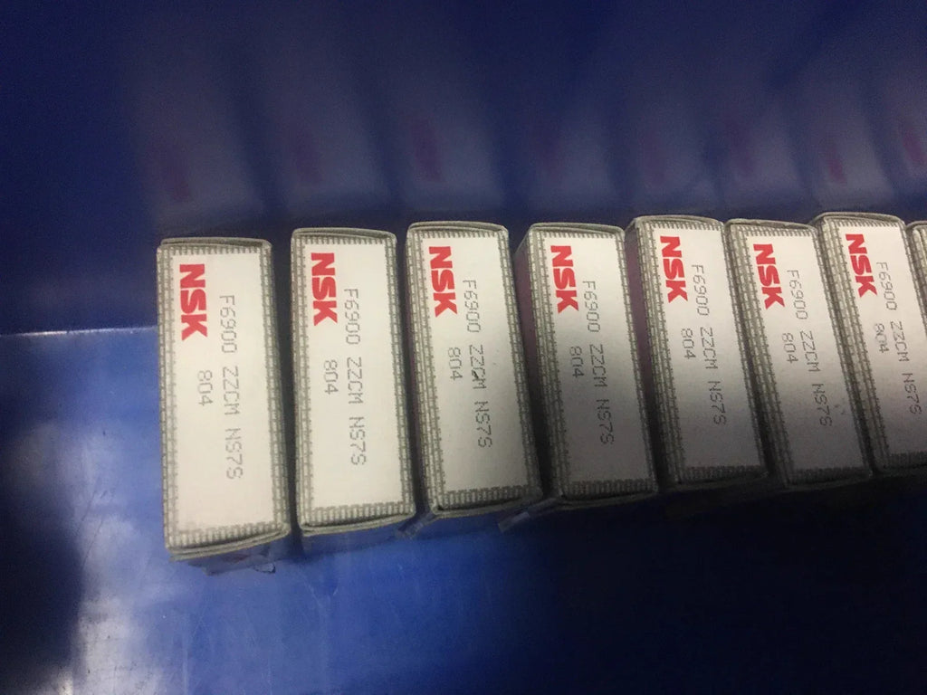 NSK F6900ZZCM Precision Shielded Ball Bearings - 8pcs Set - ZYYKZ Test Equipment