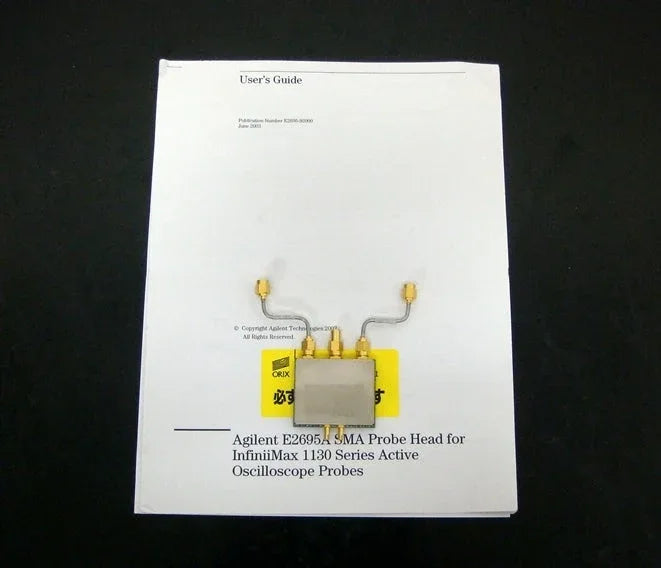 Agilent E2695A 7GHz Differential SMA Probe Head for High-Speed Testing - ZYYKZ Test Equipment