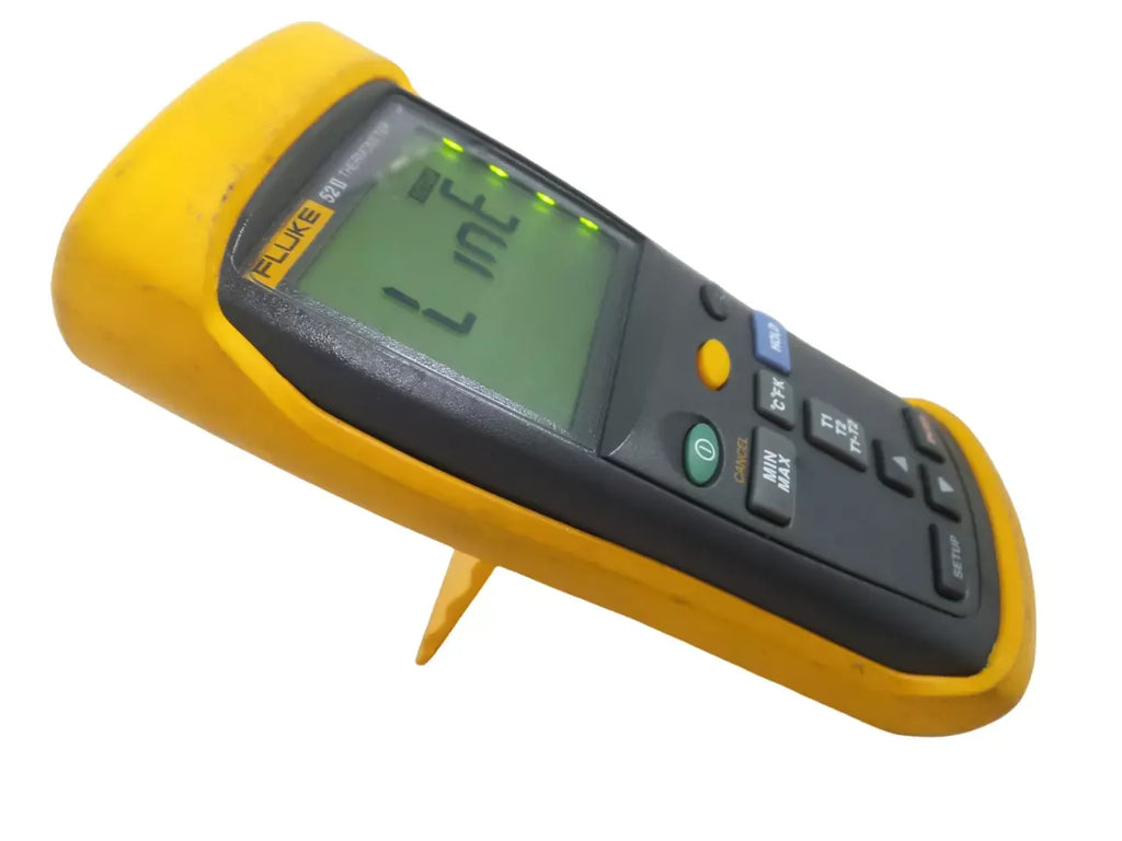 Fluke 52 II Digital Thermometer with Type K Thermocouple Input - ZYYKZ Test Equipment