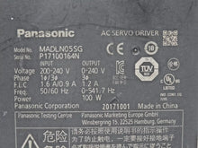 Load image into Gallery viewer, Panasonic MINAS MADLN05SG AC Servo Drive 100W 0-240V 1.2A - ZYYKZ Test Equipment