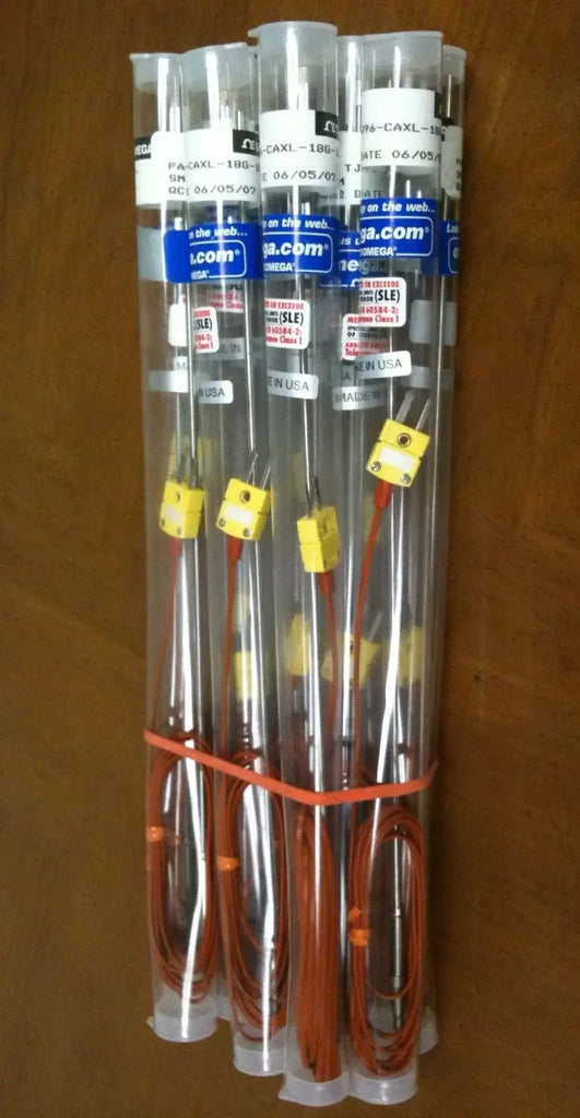 Omega TJ96-CAXL-18G-12-SMPW-M Thermocouple Transition Joint Probe - High Precision - ZYYKZ Test Equipment