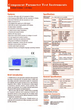 Load image into Gallery viewer, Tonghui TH2826A LCR Meter - 20Hz to 2MHz, 0.1% Accuracy, 100Ω