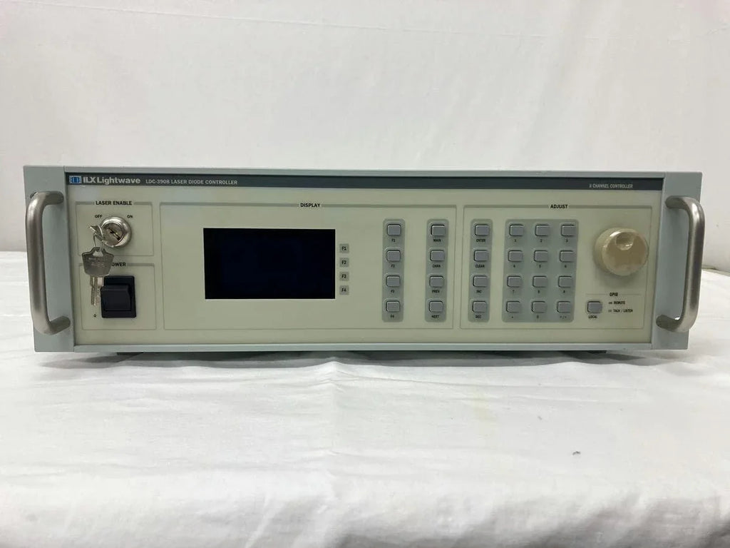 ILX Lightwave LDC-3908 Precision Laser Diode Controller Mainframe - ZYYKZ Test Equipment