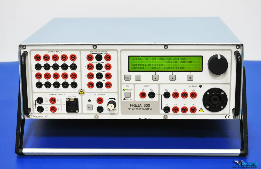 Programma FREJA 300 Relay Test System - NIST Calibrated Megger Relay Test Set