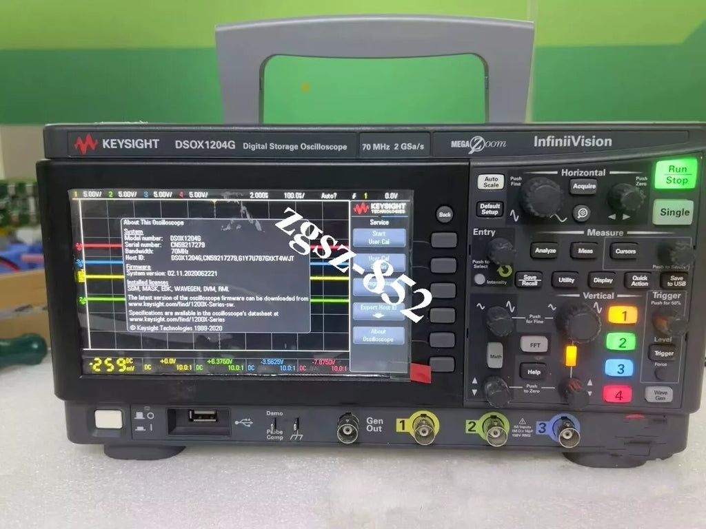 Keysight DSOX1204G 70 MHz Four Channel Oscilloscope - ZYYKZ Test Equipment