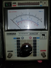 Kikusui AVM23R Wideband AC Voltmeter 10µV to 100V Range - ZYYKZ Test Equipment