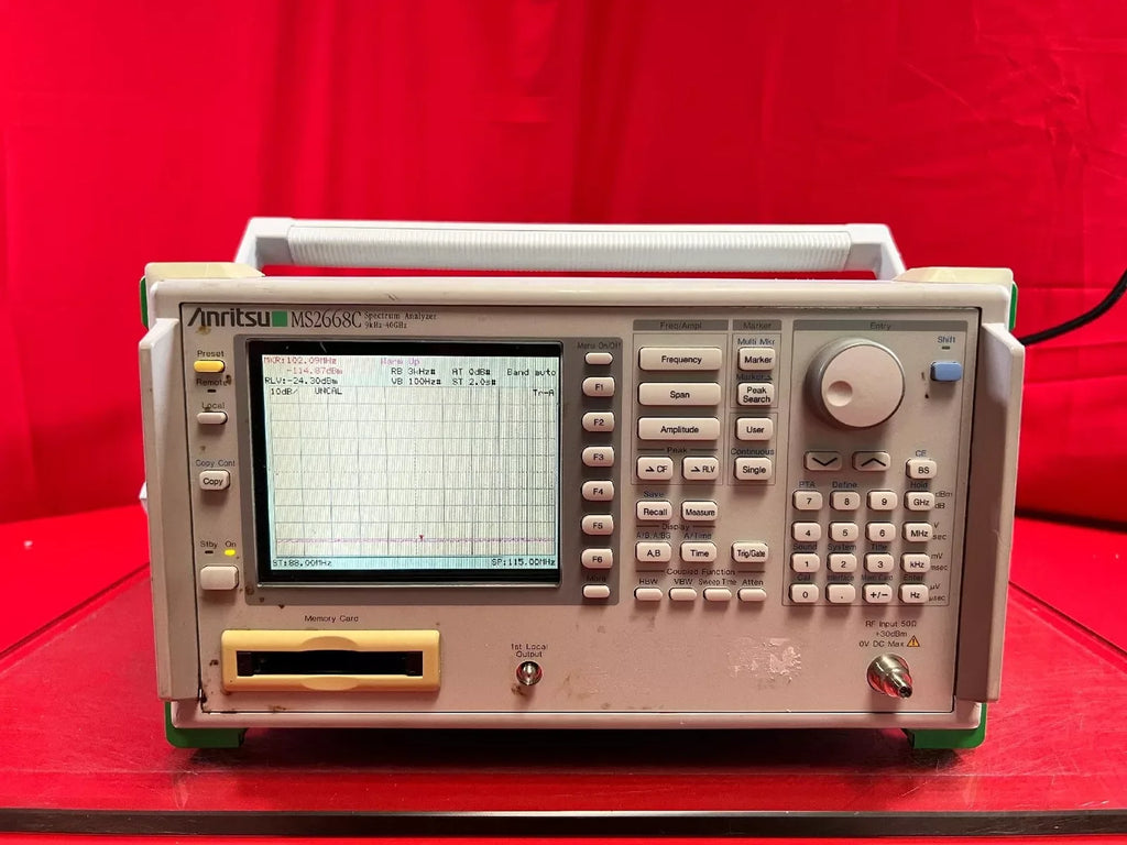 Anritsu MS2668C Spectrum Analyzer 9 kHz - 4 GHz - ZYYKZ Test Equipment