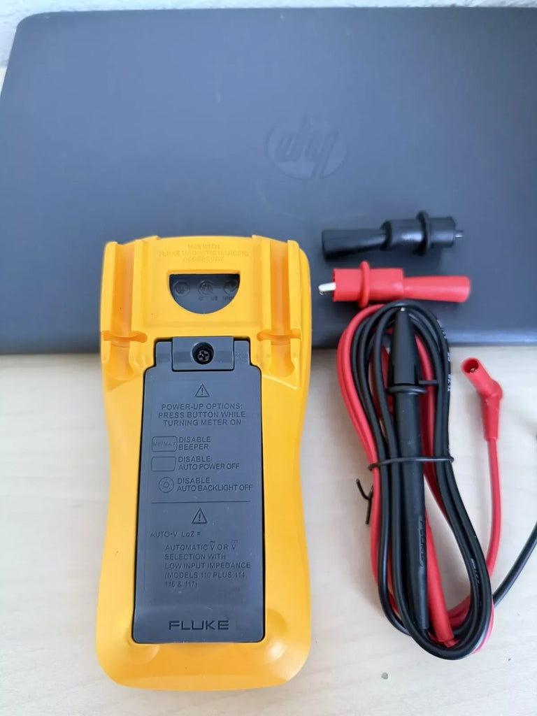 Fluke 116 True RMS Digital Multimeter with Test Leads - Precision HVAC & Electrical Measurement - ZYYKZ Test Equipment