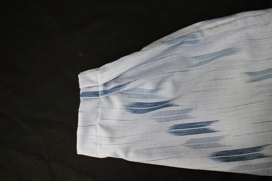 Blue Kimono-Style Remake Coat - Modern Fusion Outerwear - ZYYKZ Test Equipment
