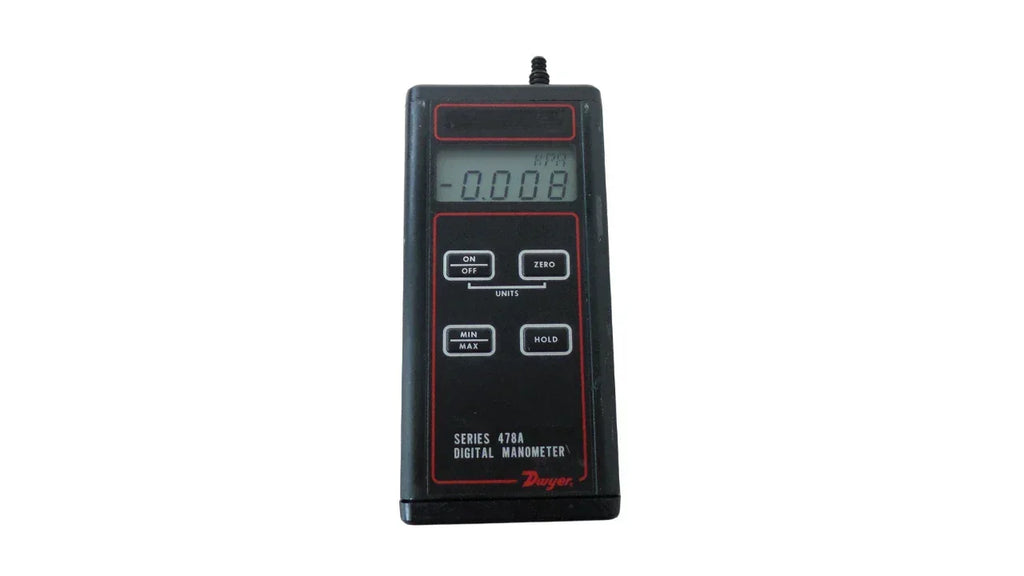 Dwyer 478A Digital Manometer with High Accuracy and Advanced Features - ZYYKZ Test Equipment