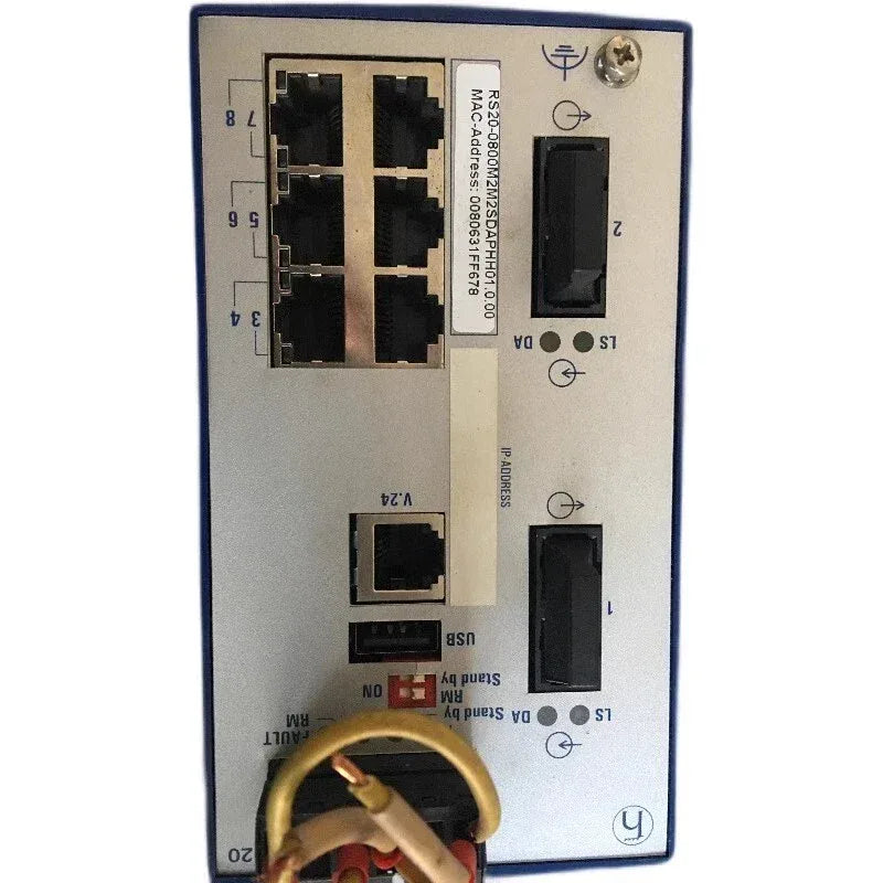 Hirschmann RS20-0800M2M2SDAPHH01 Industrial Ethernet Switch, Managed, 8 Ports - ZYYKZ Test Equipment
