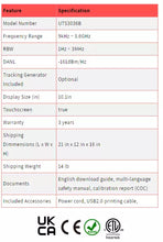 Load image into Gallery viewer, UNI-T UTS3036B 3.6GHz Performance-Series Spectrum Analyzer