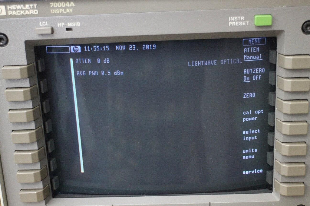 HP 70810B Optical-Electrical (OE) Converter Module - ZYYKZ Test Equipment