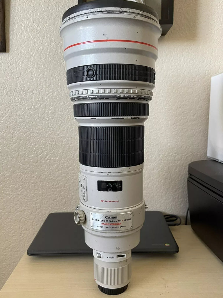 Canon EF 600mm f/4L IS USM Telephoto Ultrasonic Lens - ZYYKZ Test Equipment