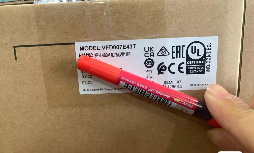 Delta VFD007E43T Variable Frequency Drive