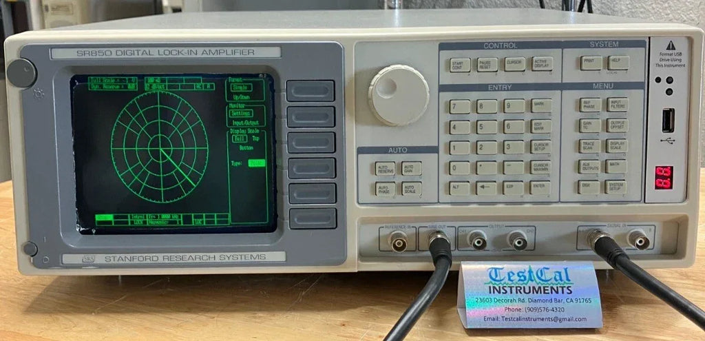 Stanford Research Systems SR850 DSP Lock-In Amplifier - Calibrated, High Precision - ZYYKZ Test Equipment