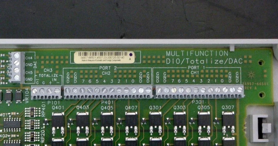 Agilent 34907A 3-Channel Multifunction Switch Module - ZYYKZ Test Equipment