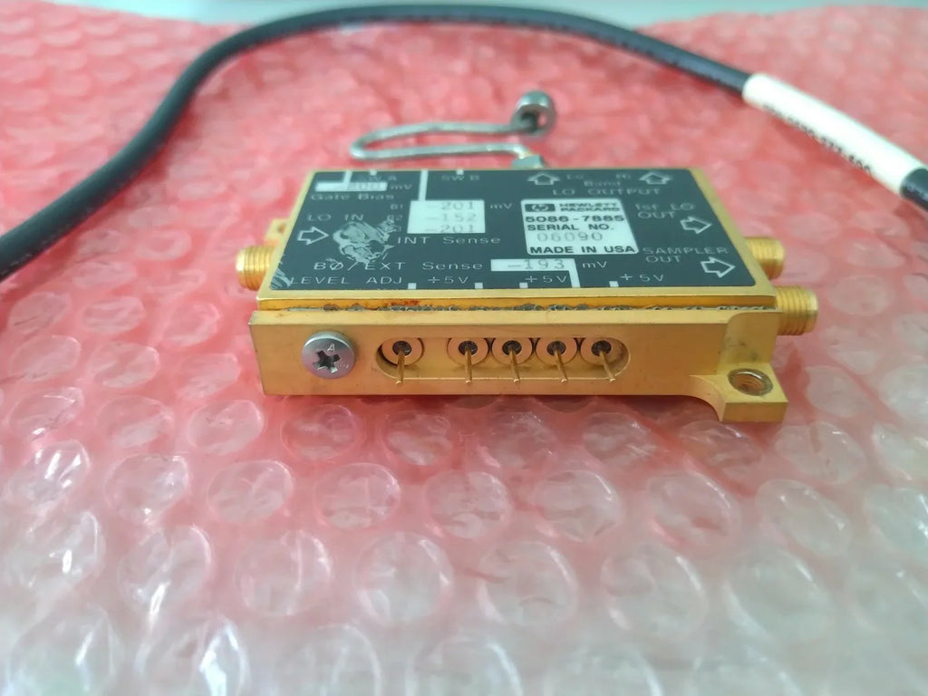 HP Agilent 5086-7885 LODA Local Oscillator Distribution Amplifier with Cables - ZYYKZ Test Equipment
