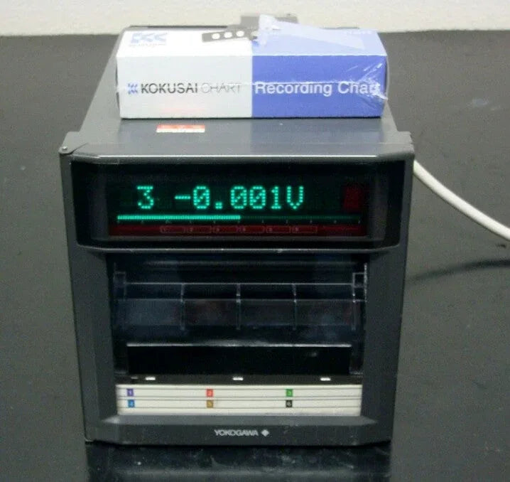 YOKOGAWA Temperature Model Data Logger Recorder - ZYYKZ Test Equipment