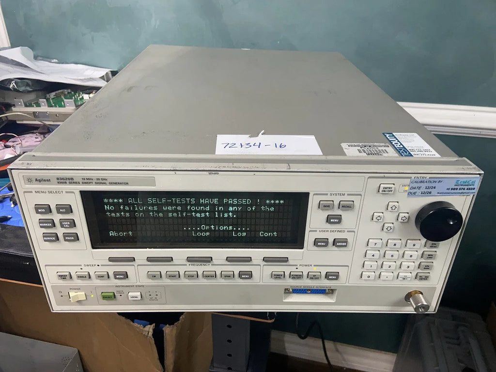 HP Agilent 83630A/83620A Signal Generator 10 MHz–24.5 GHz with Options 1, 6, 8 - ZYYKZ Test Equipment