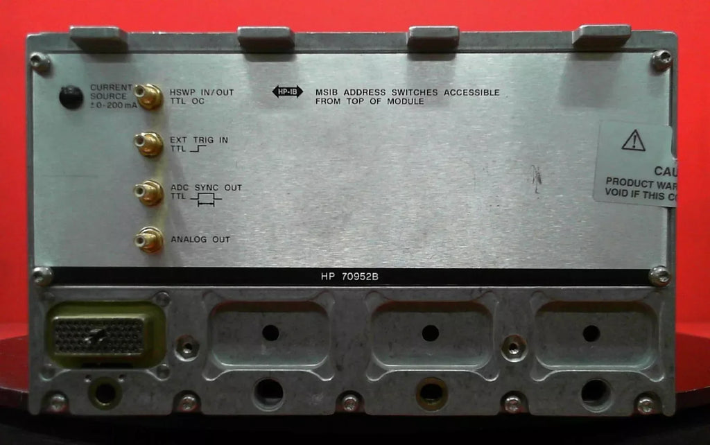 Agilent 70952B Optical Spectrum Analyzer Module 600 to 1700nm - ZYYKZ Test Equipment