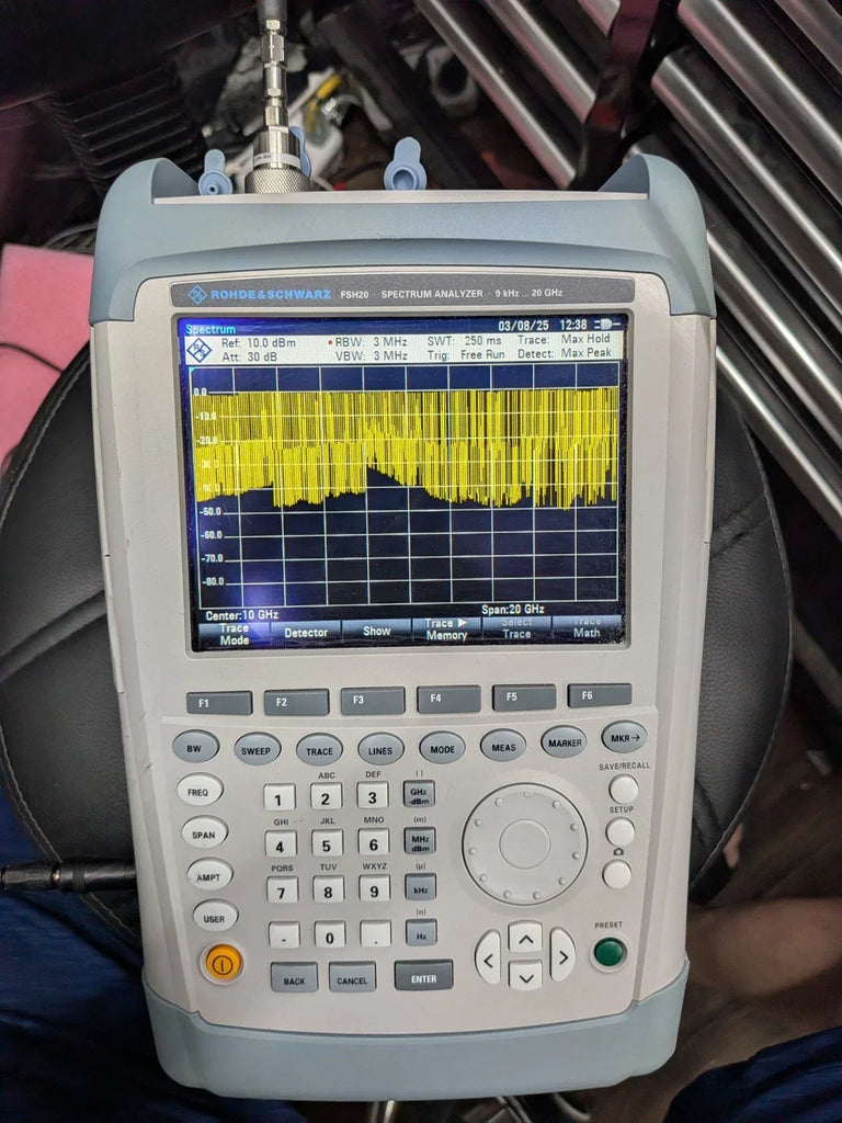 Rohde & Schwarz FSH20 K17 Handheld Spectrum Analyzer with Integrated Power Meter & Sensor - Calibrated - ZYYKZ Test Equipment