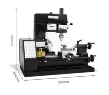 Load image into Gallery viewer, Mini Desktop Lathe Machine 220V 180W for DIY Drilling &amp; Milling - ZYYKZ Test Equipment