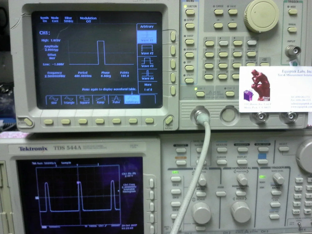 Tektronix AFG2020 100MHz Programmable Arbitrary Waveform Generator - ZYYKZ Test Equipment