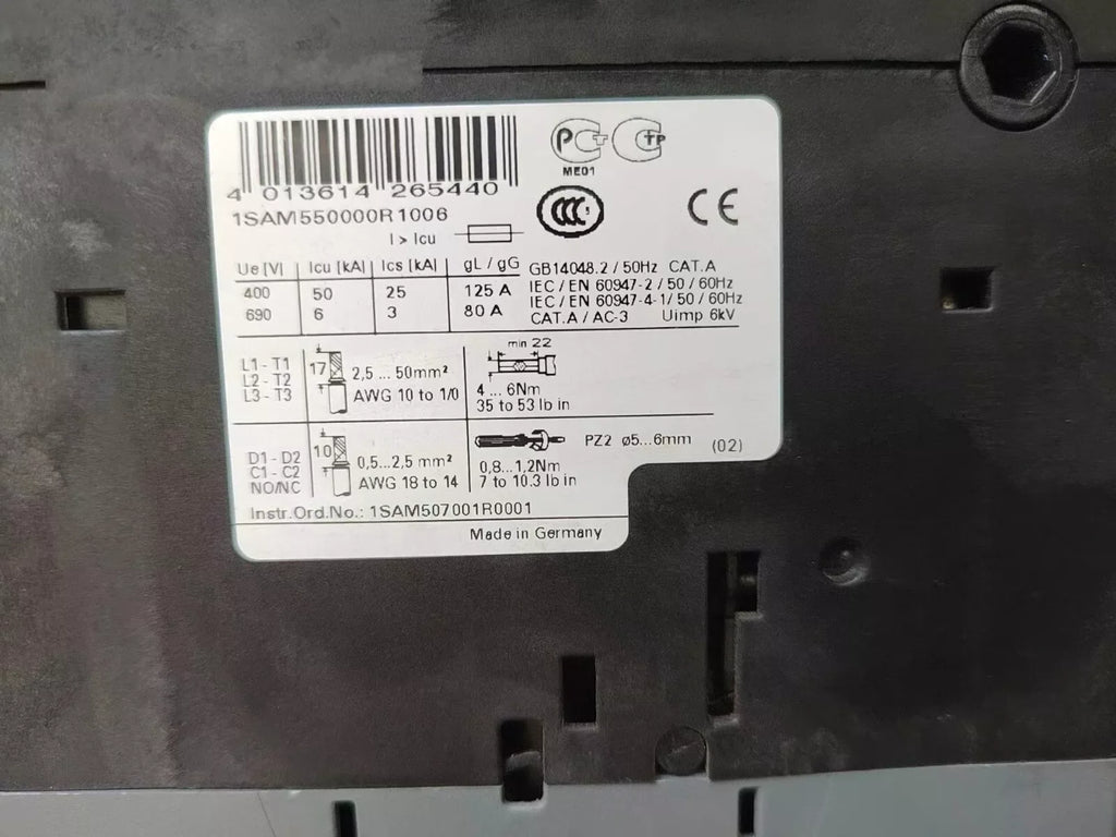 MS495-50 1SAM550000R1006 Industrial Motor Starter for Control Panel Applications - ZYYKZ Test Equipment