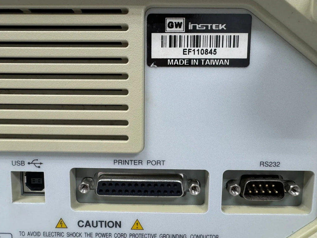 GW Instek GDS-820C 200MHz Digital Storage Oscilloscope - ZYYKZ Test Equipment