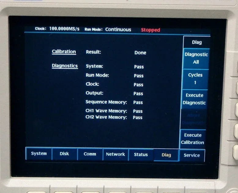 Tektronix AWG420 200MHz 16-Bit 2-Channel Arbitrary Waveform Generator - ZYYKZ Test Equipment