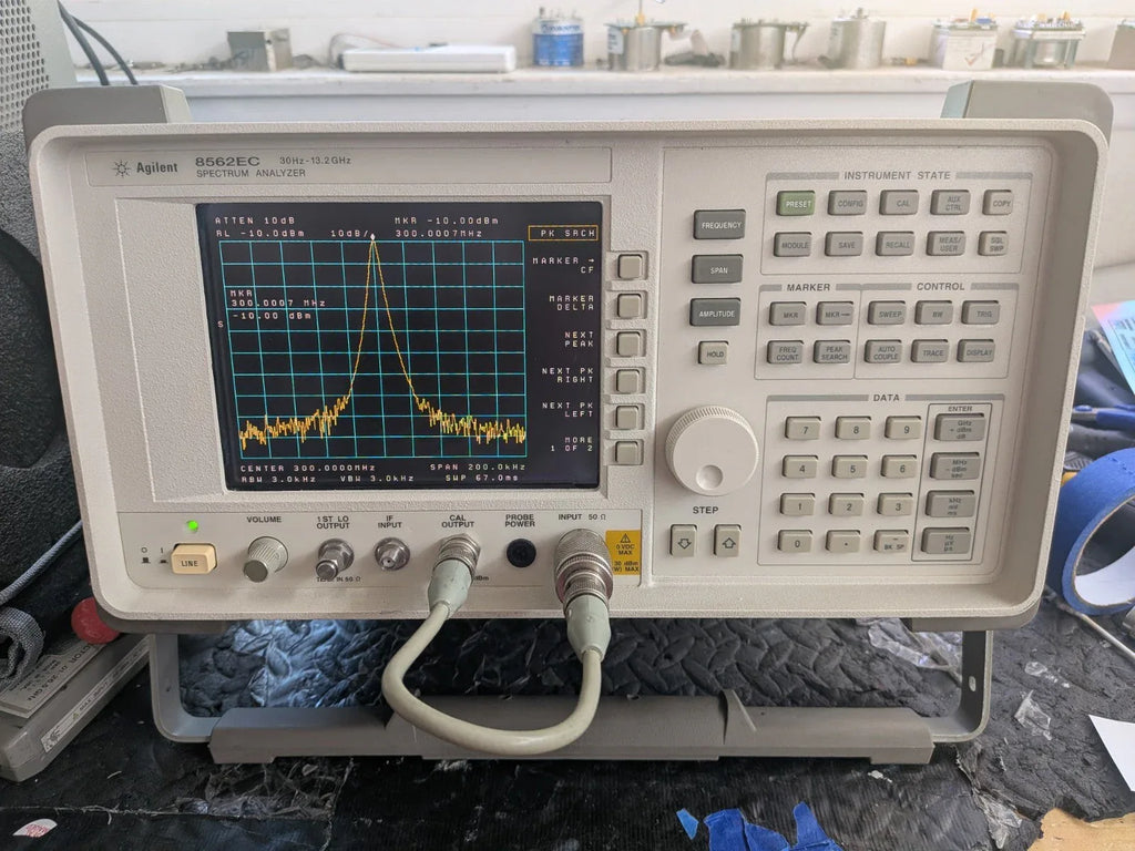 HP Agilent 8563EC Spectrum Analyzer 26.9 GHz with Options 6 & 7, New LCD, Calibrated - ZYYKZ Test Equipment