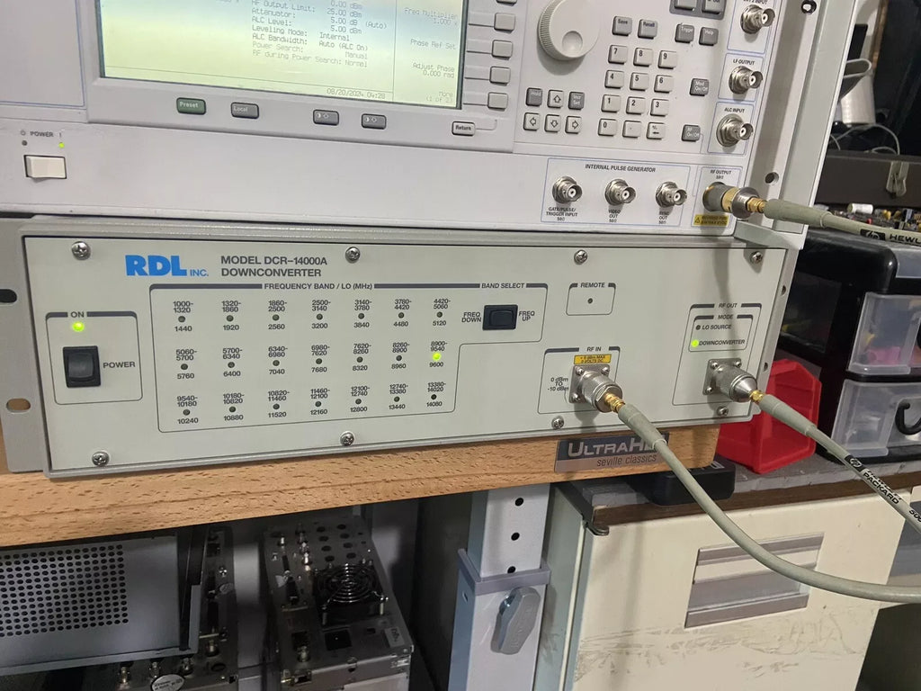 Aeroflex RDL DCR-14000A Downconverter 14 GHz Ultra Low Phase Noise - ZYYKZ Test Equipment