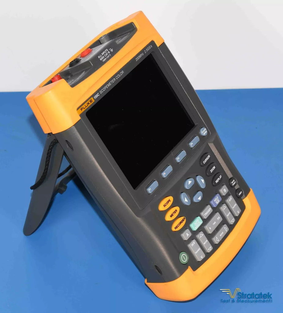 Fluke 199C ScopeMeter 200MHz Color Oscilloscope - NIST Calibrated
