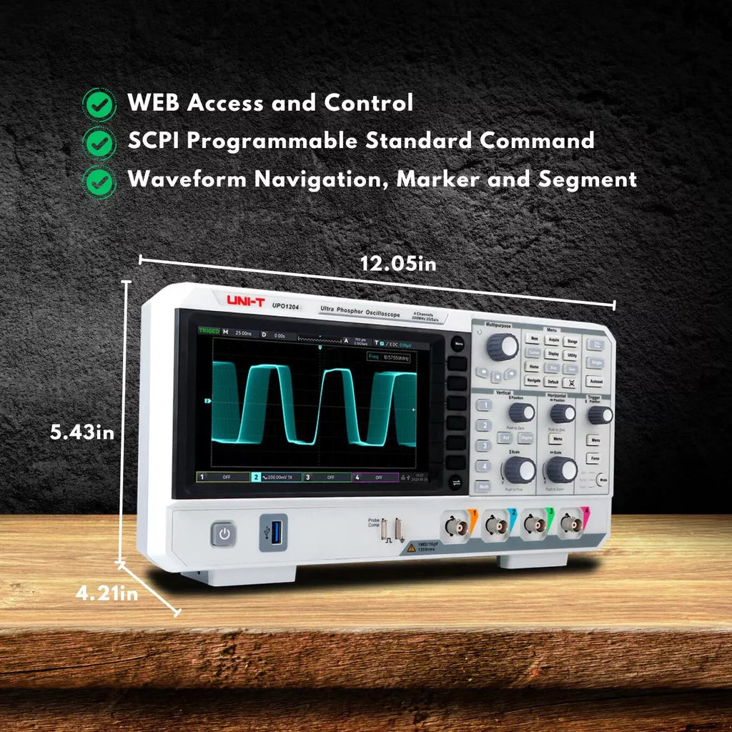 UNI-T UTS1015T 1.5GHz Advanced Spectrum Analyzer with Tracking Generator