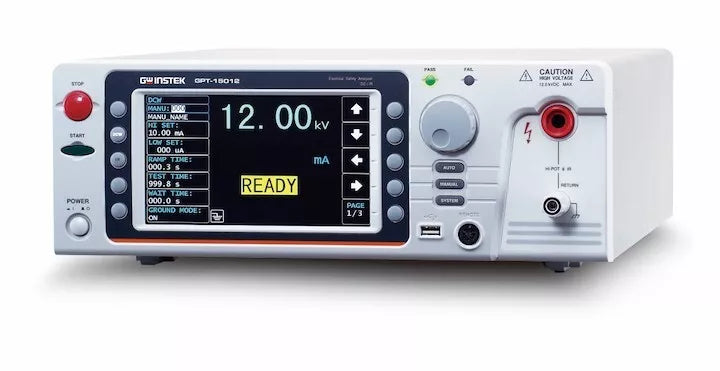 GW Instek GPT-15012 Safety Analyzer - Hi-Pot Tester DC 12kV / IR 5kV