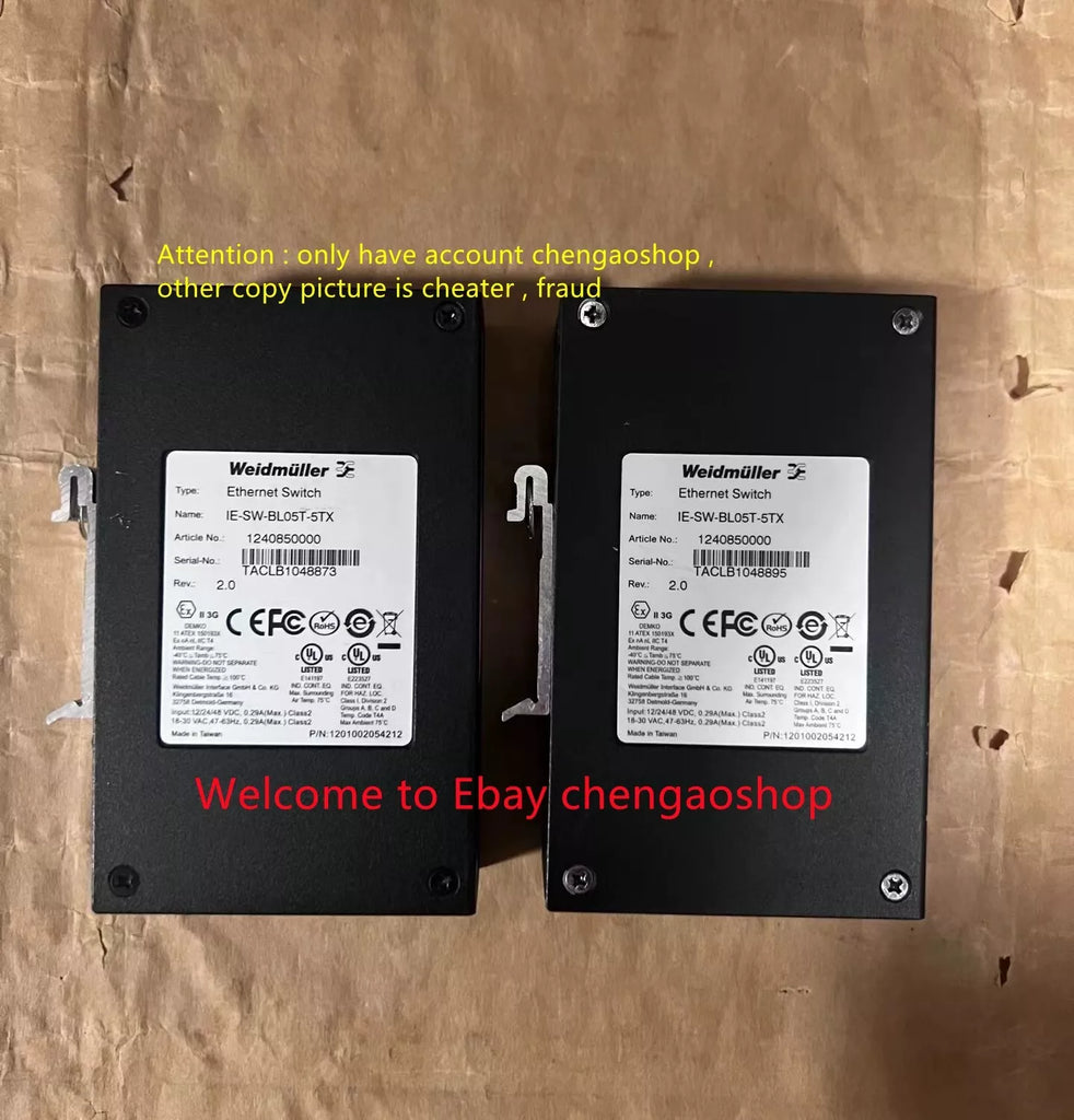 IE-SW-BL05T-5TX Ethernet Switch - 1240850000 - 90 Days Warranty