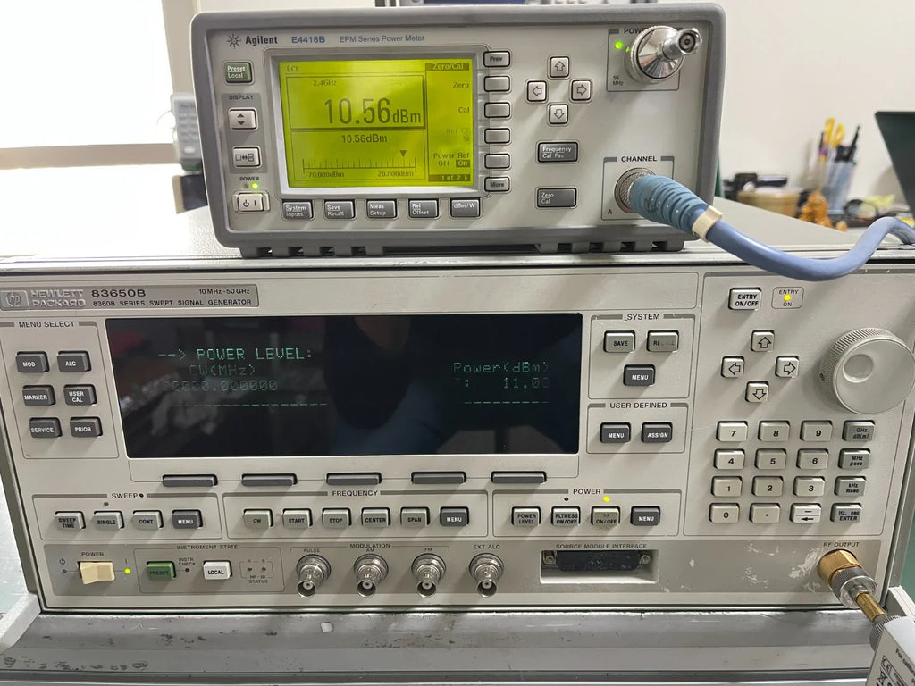 HP Agilent 83650B Synthesized Sweep Signal Generator 10MHz-50GHz - ZYYKZ Test Equipment