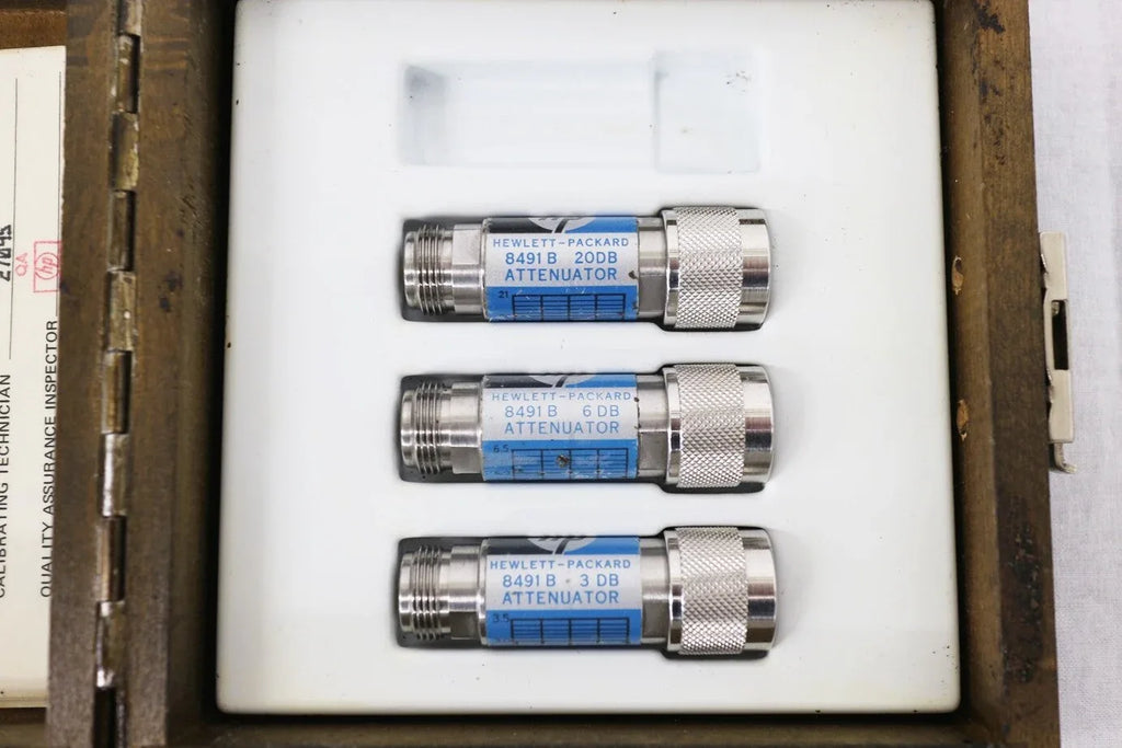 HP Precision Attenuator Set - High Accuracy RF Signal Attenuators - ZYYKZ Test Equipment