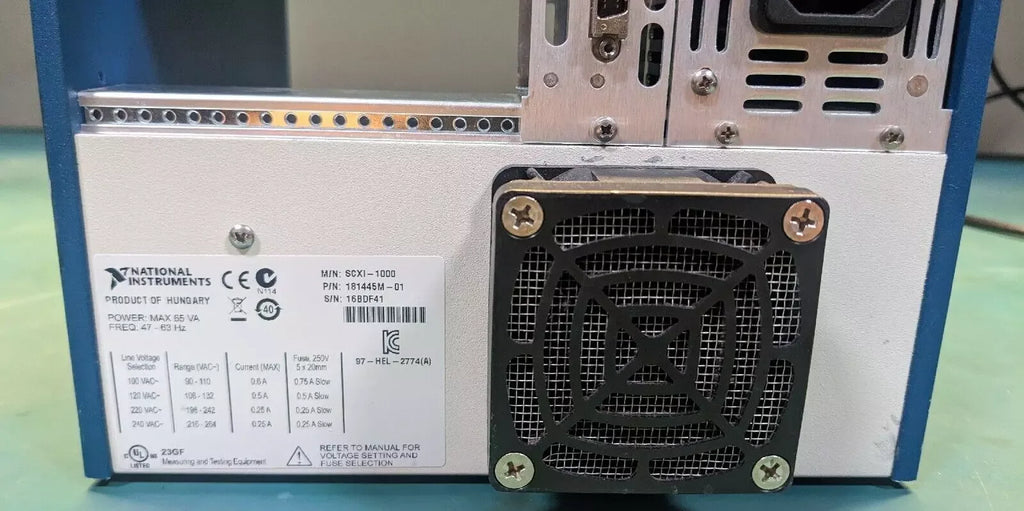 National Instruments NI SCXI-1000 4-Slot Signal Conditioning Chassis - ZYYKZ Test Equipment