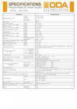 Load image into Gallery viewer, ODA OPE-1201Q Linear Programmable DC Power Supply - 2 Channel, 120V, 1A, 240W