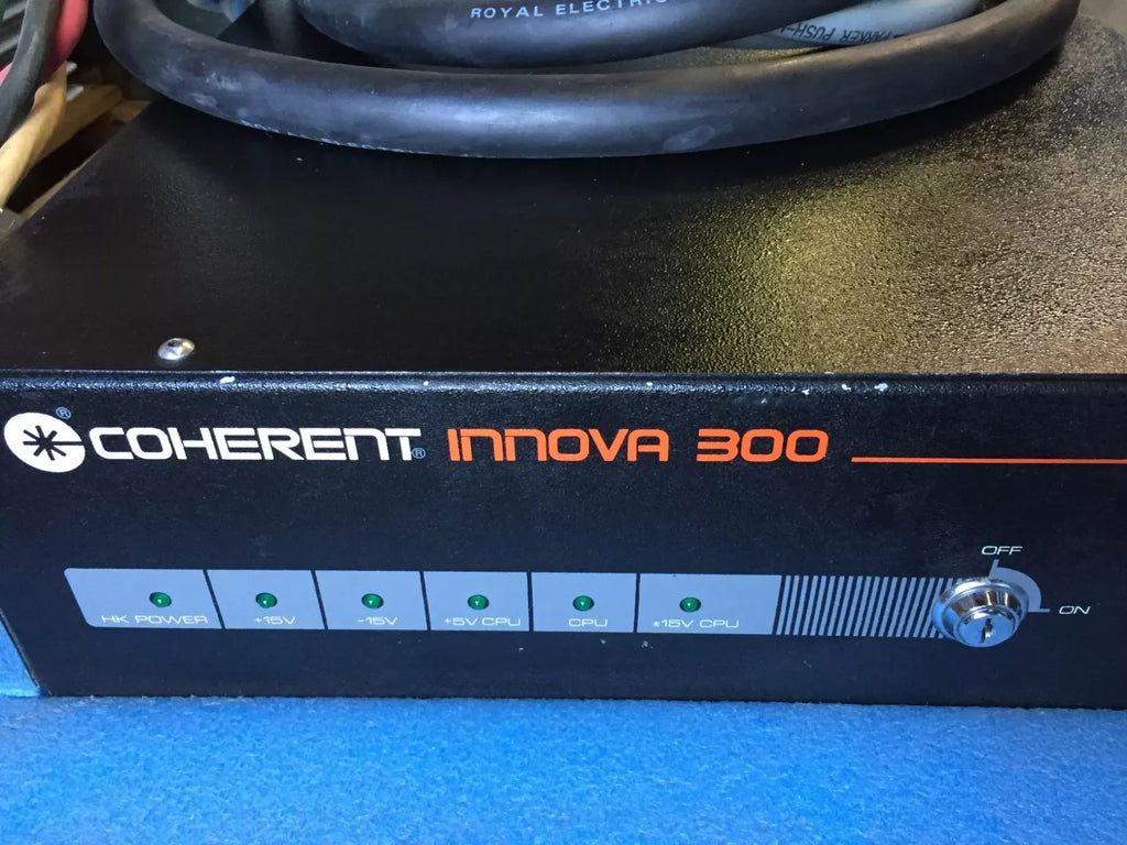 Coherent Innova 300 Argon Ion Laser System with Power Supply & Keypad Controllers - ZYYKZ Test Equipment