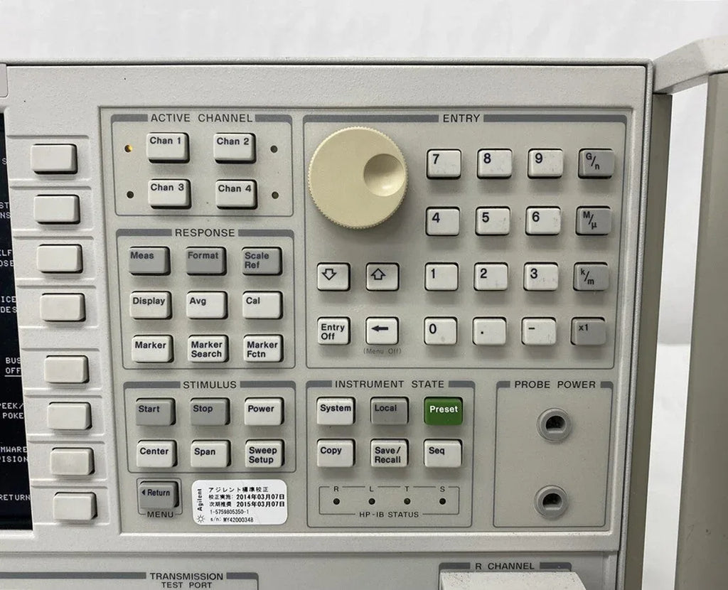 Agilent 8753ET Network Analyzer 300 kHz to 6 GHz - ZYYKZ Test Equipment