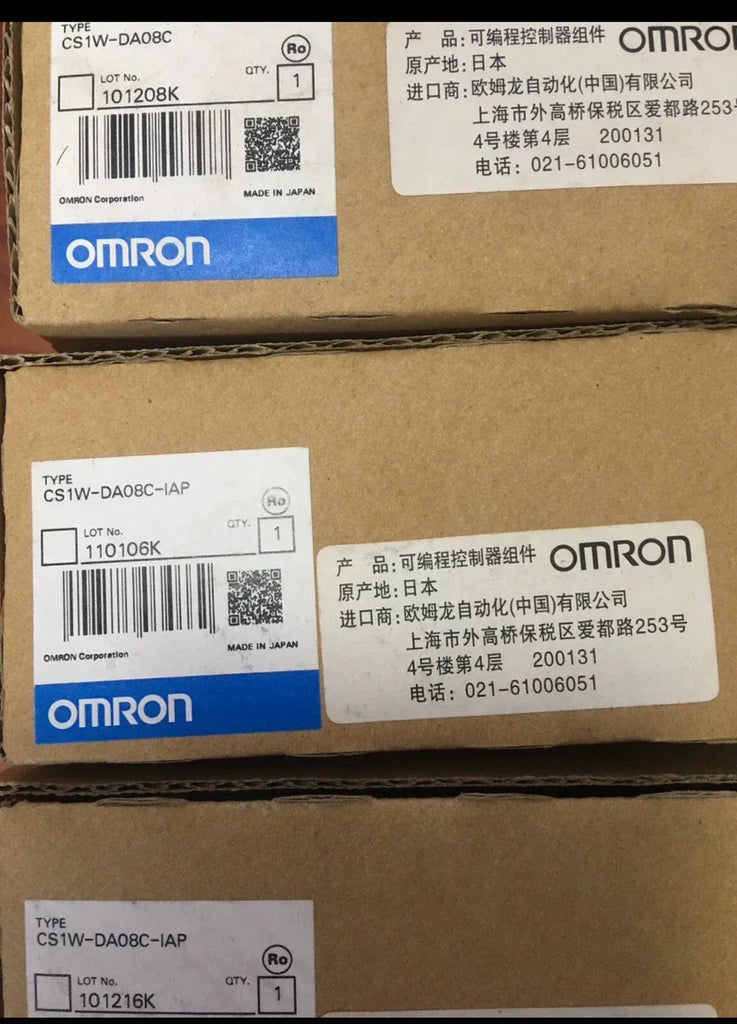 Omron CS1W-DA08C-IAP 8-Channel Analog Output Module for Industrial Automation - ZYYKZ Test Equipment